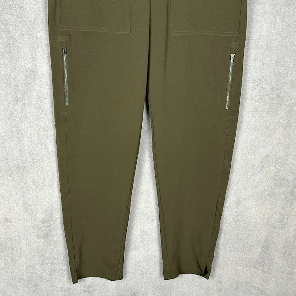 Athleta Pants Womens 6T Olive Green Brooklyn Mid Rise Ankle Utility Outdoor Hike - Picture 3 of 13